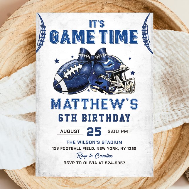 Football Birthday Invitation (Creator Uploaded)