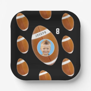 Football Birthday Paper Plates