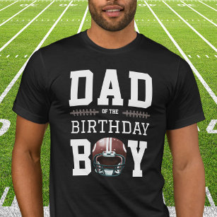 Football Birthday Party Dad T-Shirt