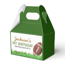 Football Birthday Party Favor Box