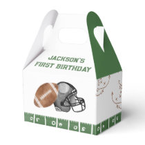 Football Birthday Party Favor Box