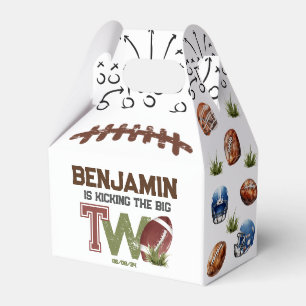 Football Birthday Party Favor Boxes