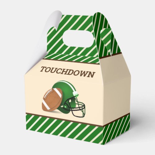 Football Birthday Party Favor Boxes