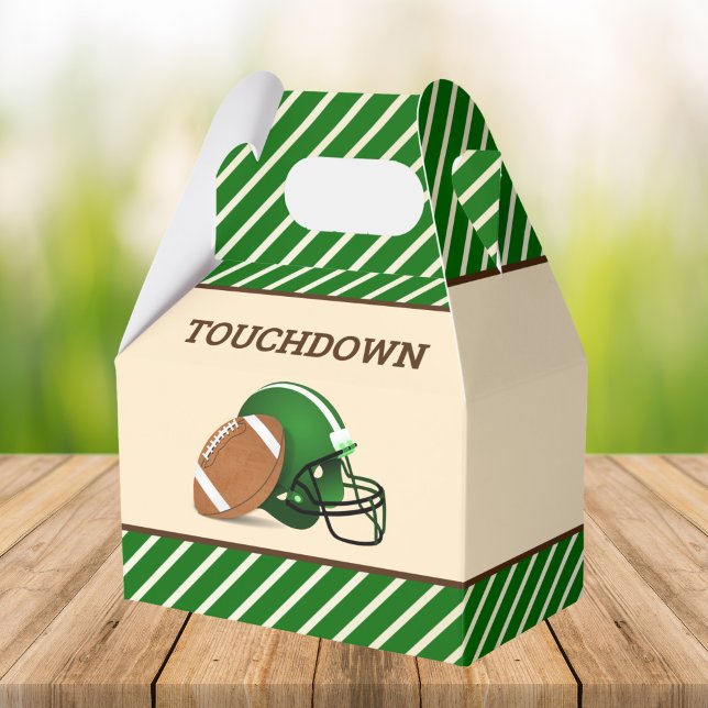 Football Birthday Party Favor Boxes (Creator Uploaded)