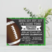 Football Birthday Party Invitation Football Fans (Standing Front)