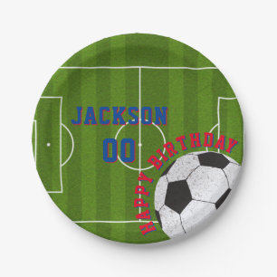 Football Birthday Party Paper Plates
