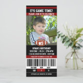 Football Birthday Photo Template (Standing Front)