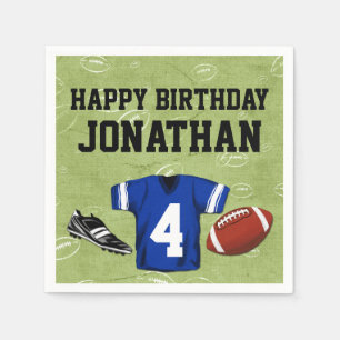 Football Blitz Kids' Birthday Party Napkins