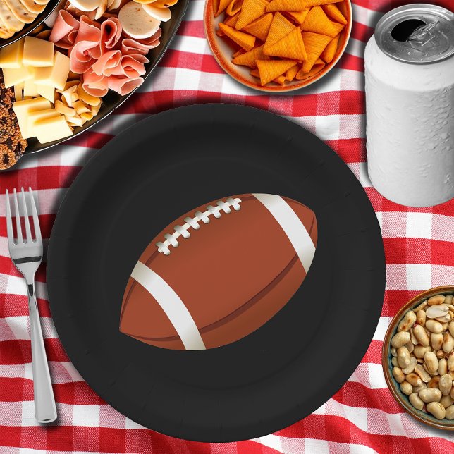 Football Bowl Party Paper Plates (Football Bowl Party Paper Plates)