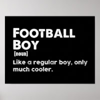 Football Boy Funny Definition Football Lover