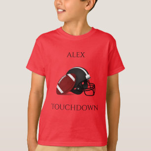 FOOTBALL boy's t-shirt, personalized name. T-Shirt