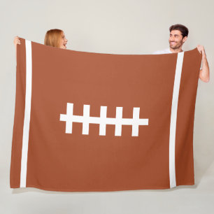 Football Brown Blanket