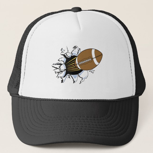 Football Burst T-shirts and Gifts Trucker Hat (Front)