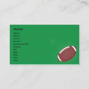 Football - Business Card