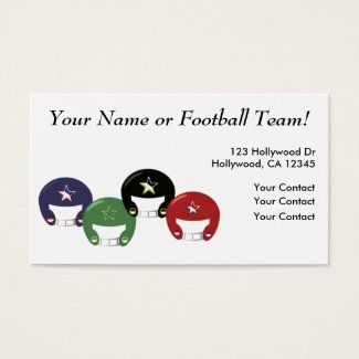 Football Business Card