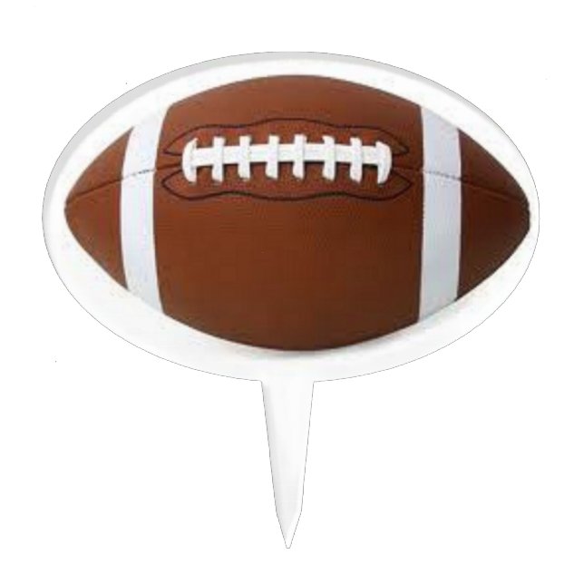 Football cake topper (Front)