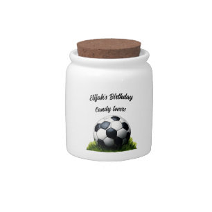 Football Candy favors Jar