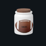 Football Candy Jar<br><div class="desc">american-football</div>