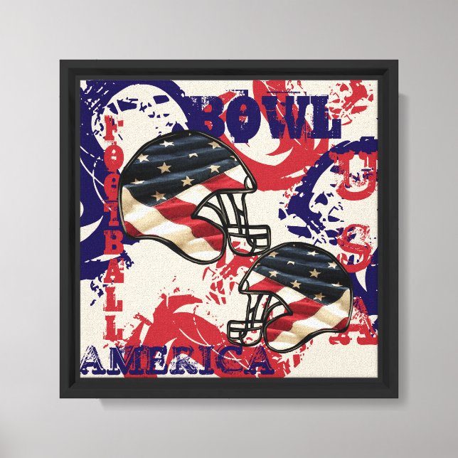 FOOTBALL CANVAS PRINT (Front)