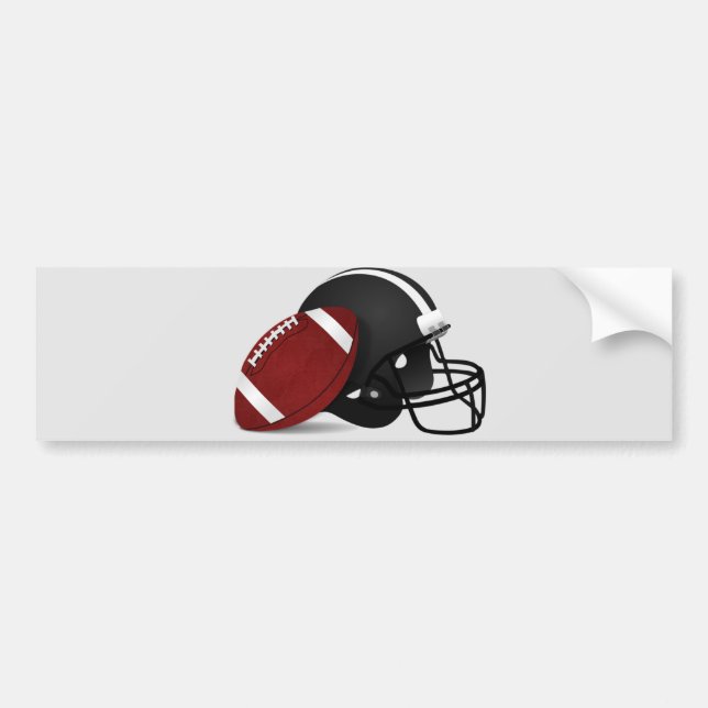 FOOTBALL Car bumper sticker. Sticker (Front)