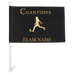 FOOTBALL CAR FLAG