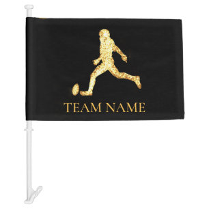 FOOTBALL CAR FLAG