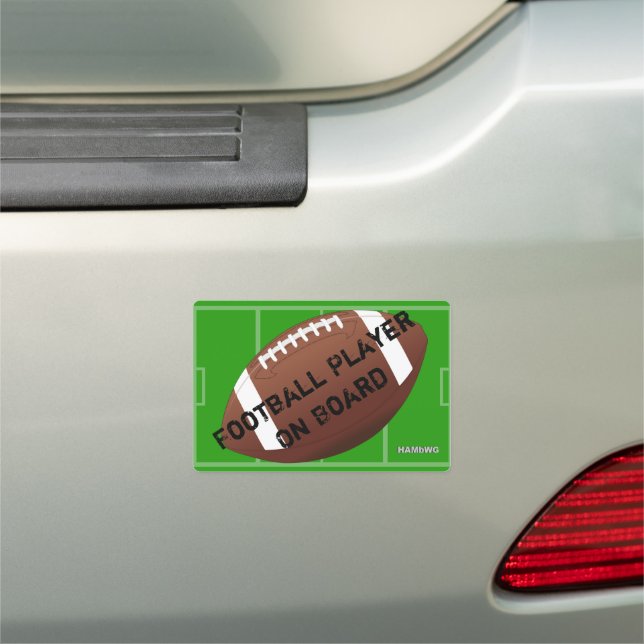 Football Car Magnet - HAMbyWG (In Situ)