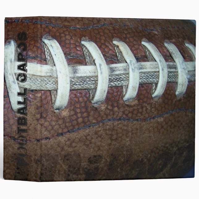 Football Cards 3 Ring Binder (Front/Spine)
