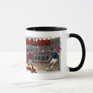 Football Celebration 2026 on a Mug