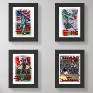 Football Celebration 2026 on a Wall Art Sets