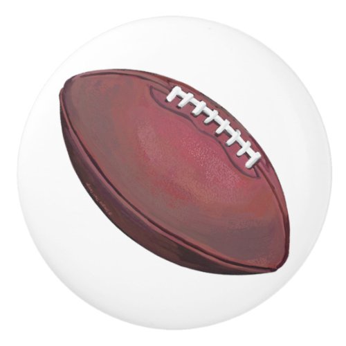 Football Ceramic Knob