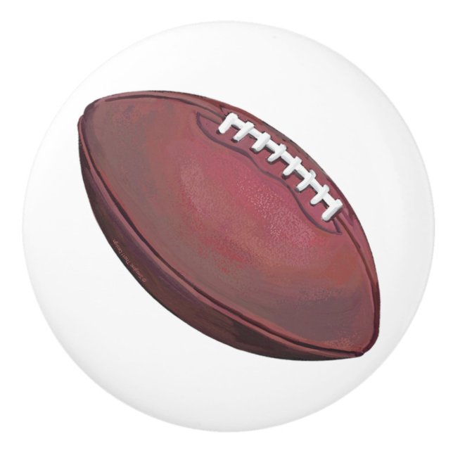 Football Ceramic Knob (Front)