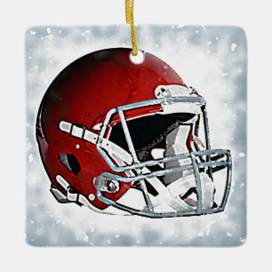 Football Ceramic Ornament