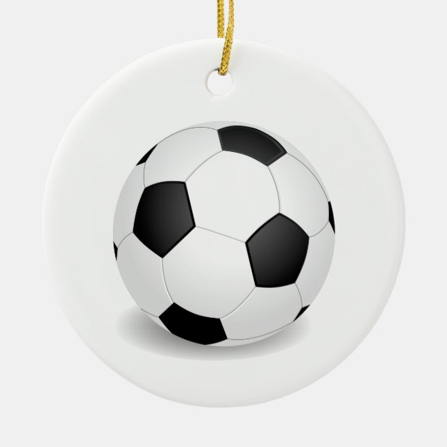 Football Ceramic Ornament (Front)