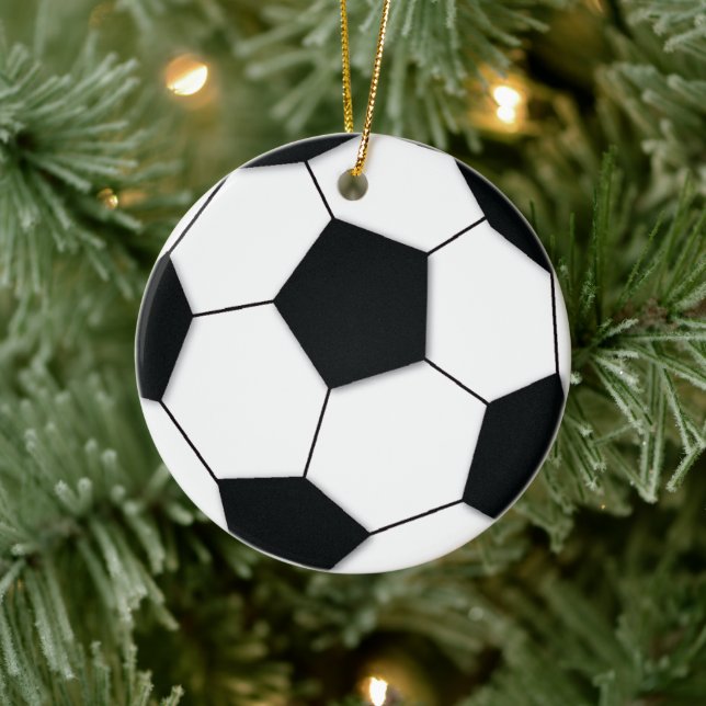 Football Ceramic Ornament (Tree)