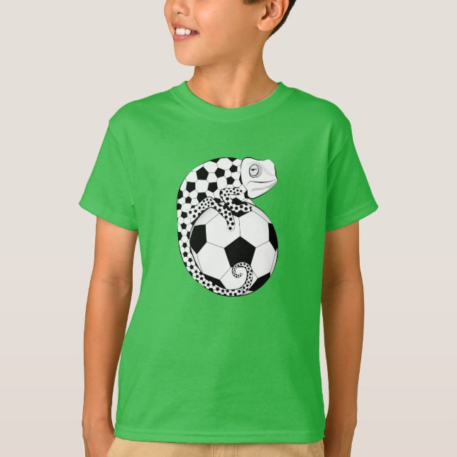 Football Chameleon  T-Shirt (Front)