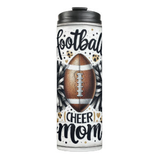 Football Cheer Mom Thermal Tumbler
