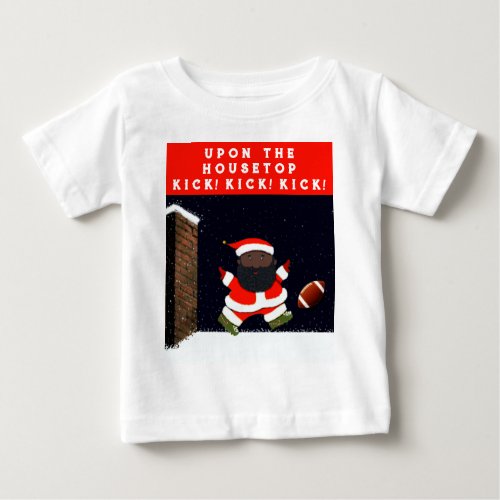 Football Christmas Baby T_Shirt