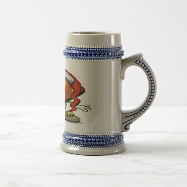 Football Christmas Beer Stein (Right)