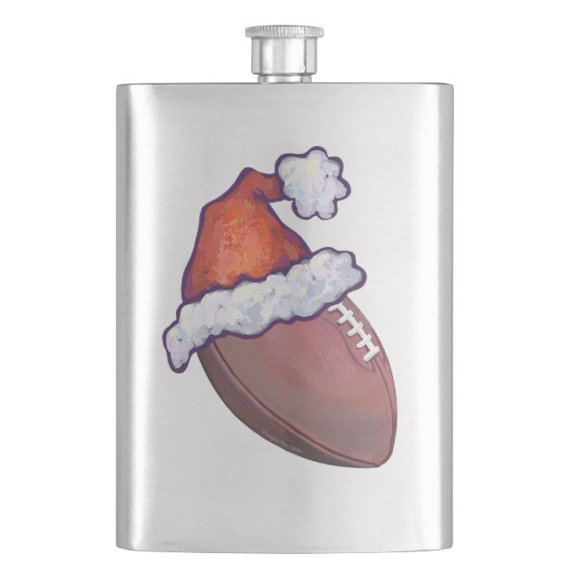 Football Christmas Flask (Front)