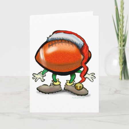 Football Christmas Holiday Card