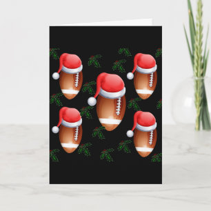 FOOTBALL CHRISTMAS HOLIDAY CARD