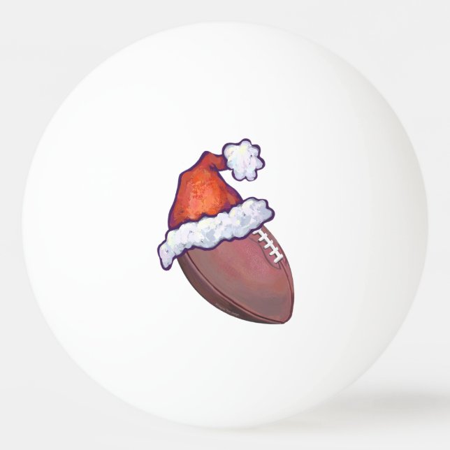 Football Christmas Ping Pong Ball (Back)