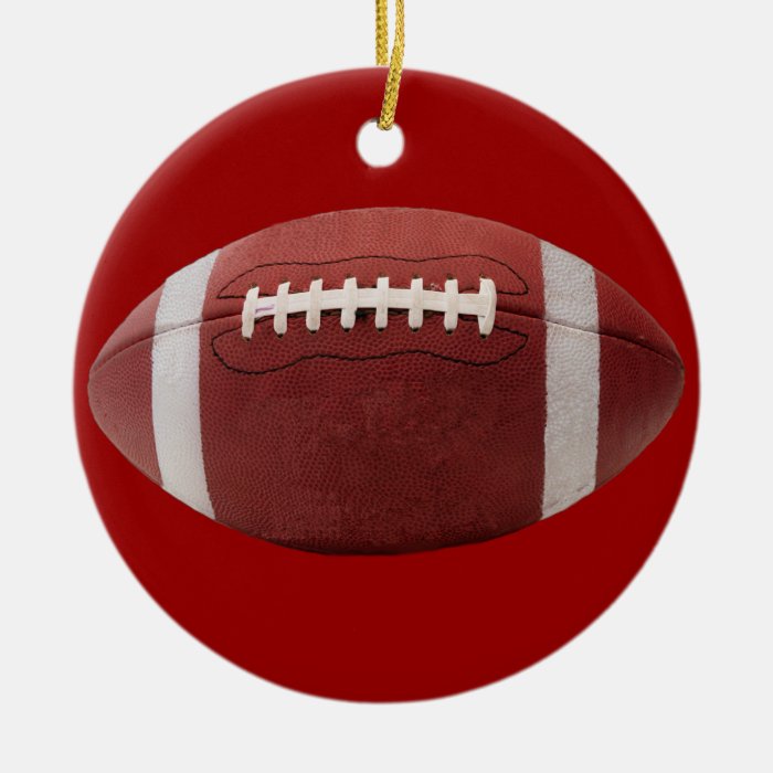 Football Christmas Tree Ornament