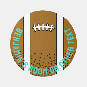 Football Circle Team - Athlete Name Rug