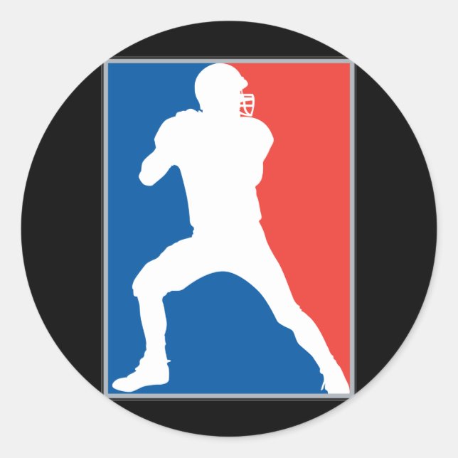 Football Classic Round Sticker (Front)
