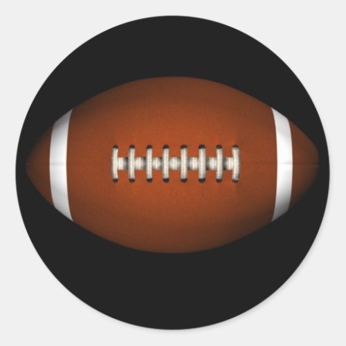 Football Classic Round Sticker