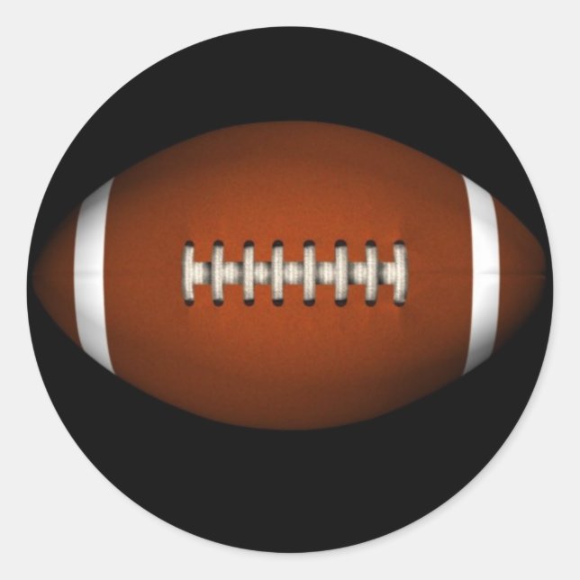 Football Classic Round Sticker (Front)