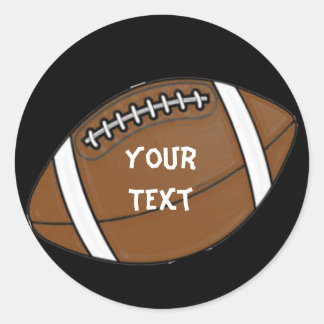 Football Classic Round Sticker