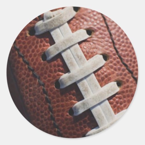 Football Classic Round Sticker